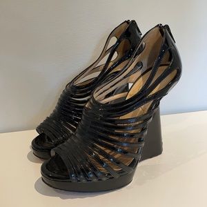 Christian Louboutin Black Disqueen Shoes Size 37.5